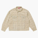 Supreme Studded Seam Denim Trucker Jacket Natural