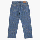 Supreme Studded Seam Loose Fit Jean Blue