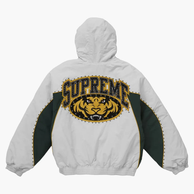 Chaqueta de estadio supreme blanca blanca
