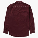Supreme Studded Work Shirt Burgundy