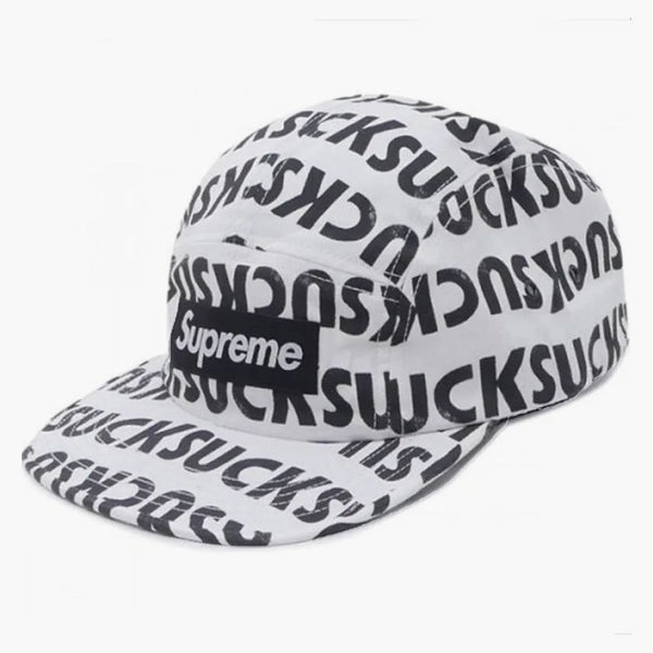 Supremo Suck Camp Cap White