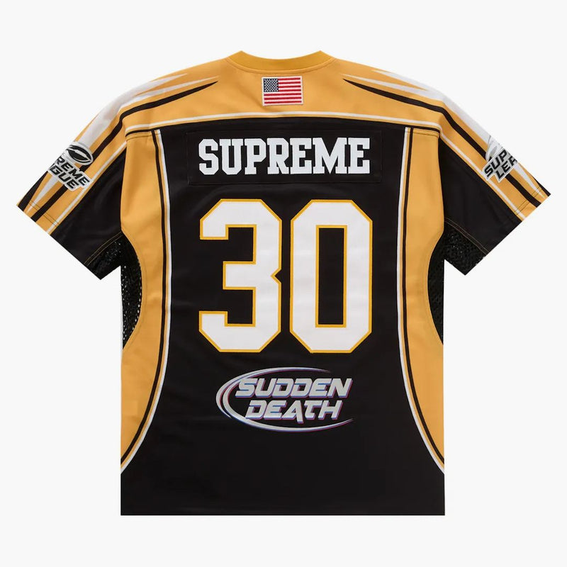 Supreme Sudden Death Football Jersey Black