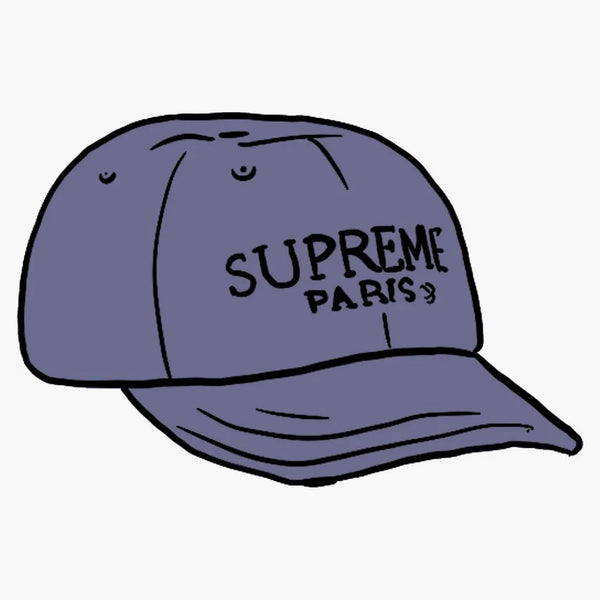 Supreme Suede 6-panel Navy