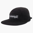 Supreme Suede Camp Cap (ss18) Black