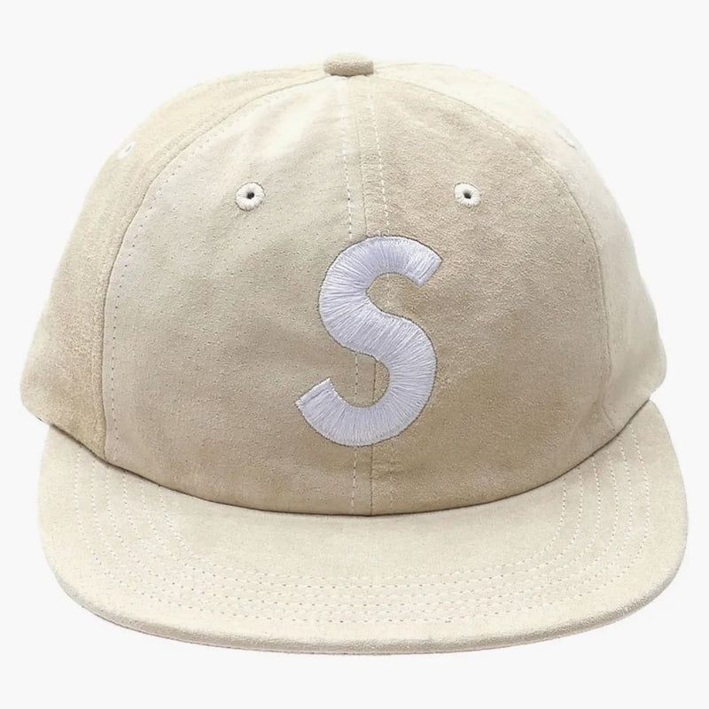 Logo Supreme Suede S 6 Panel Tan