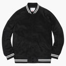 Högsta mocka varsity jacka svart