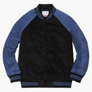 Supreme Suede Varsity Jacket Blue