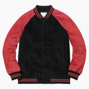 Supreme Suede Varsity Jacket Red