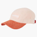 Supreme Suede Visor Camp Cap Peach