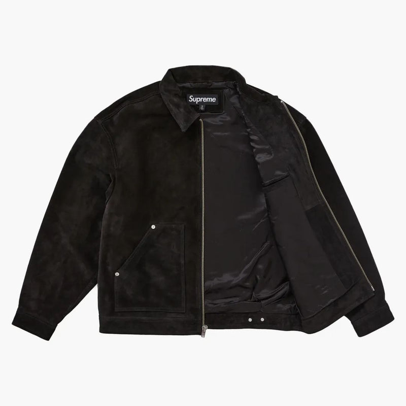 Supreme Suede Work Jacket svart