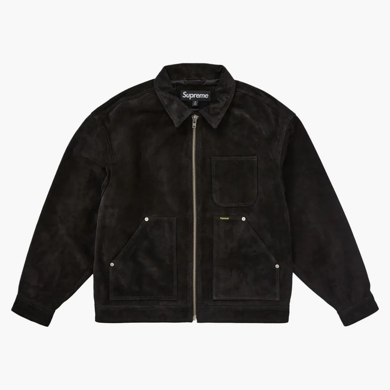 Supreme Suede Work Jacket svart