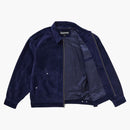 Chaqueta de trabajo de gamuza suprema azul