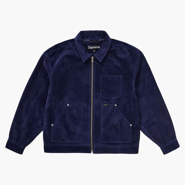 Supreme Suede Work Jacket Blue