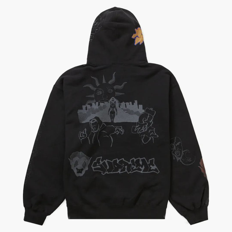 Supreme Sunrise Hooded Sweatshirt svart
