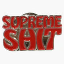 Supreme Supreme Shit Red Pin Silver