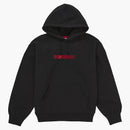 Supreme Swarovski Motion Logo Hooded Sweatshirt Black