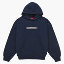 Supreme Swarovski Motion Logo Hooded Sweatshirt Navy