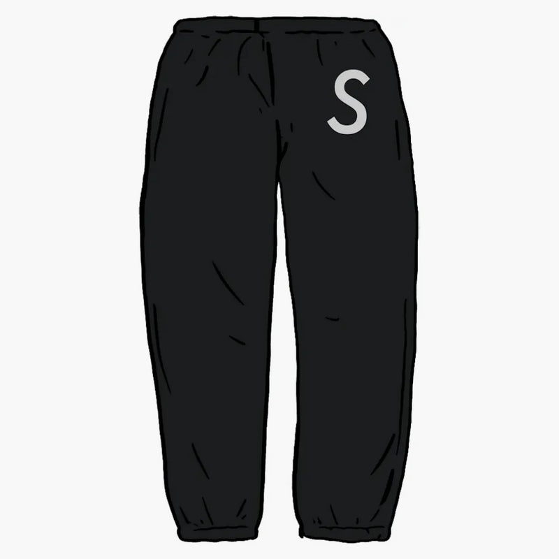 Supreme Swarovski S logo Sweatpant Black