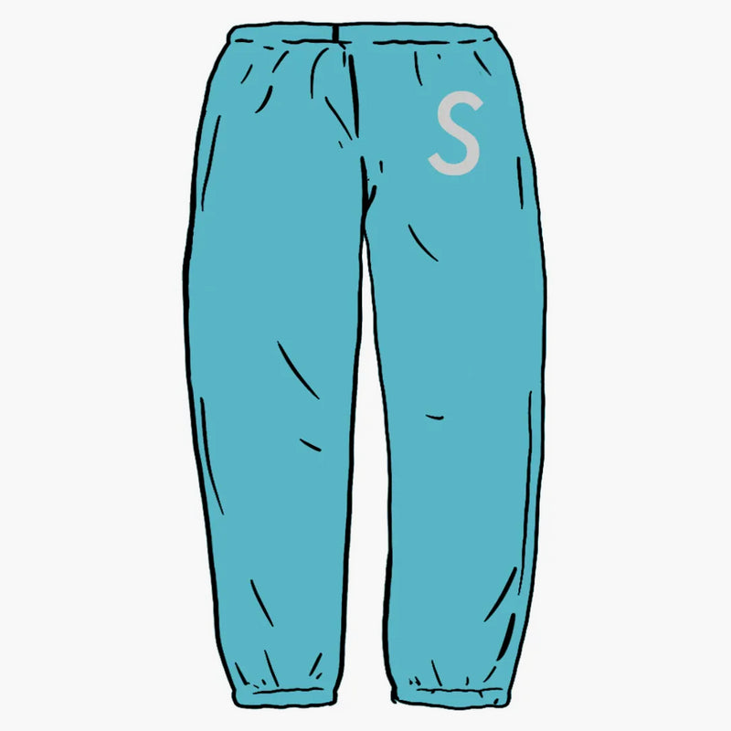 Supreme Swarovski S Logo Sweatpant Light Aqua