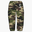 Supreme Swarovski S logo sweatpant Woodland Camo
