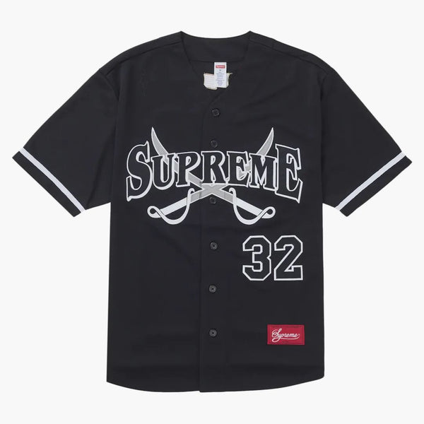 Supreme Swords Baseball Jersey Black