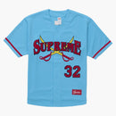 Supreme Swords Baseball Jersey Blue