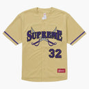 Supreme Swords Baseball Jersey Gold