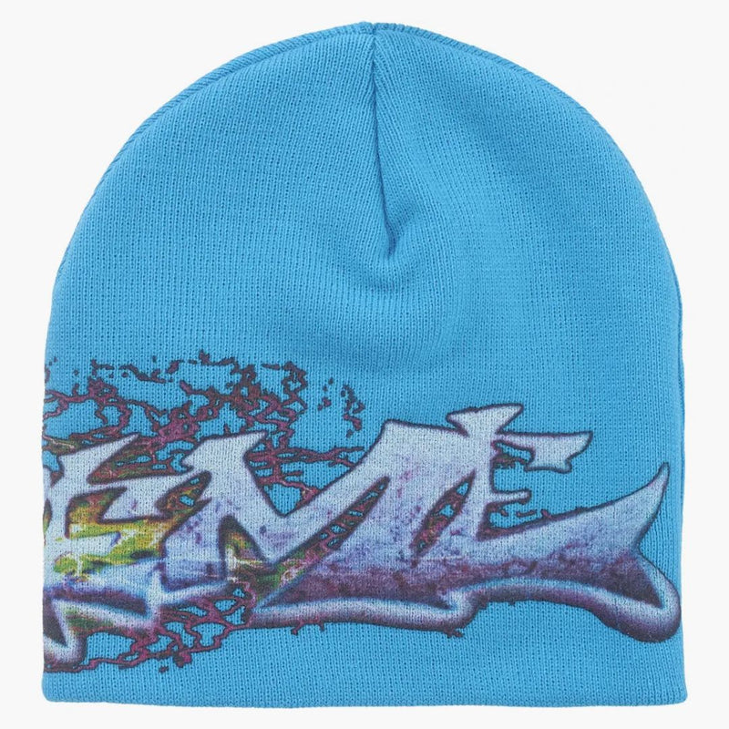 Supreme Tag Beanie (fw25) Blue