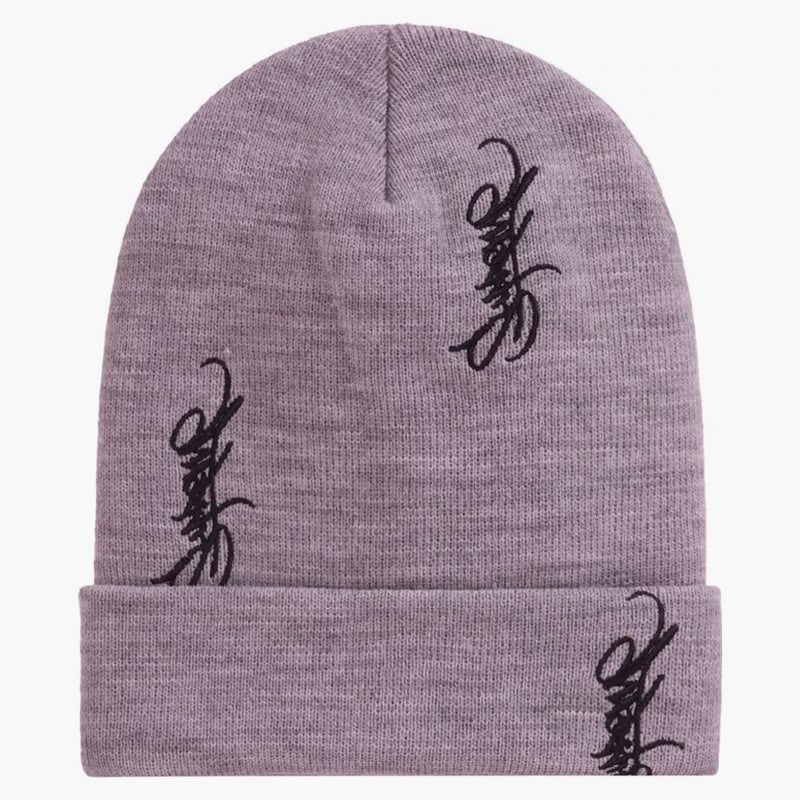 Supreme Tag Beanie Heather Grey