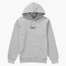 Supreme Tag Logo Hooded Sweatshirt Heather Gray
