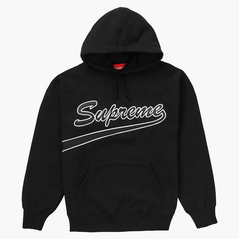 Suprema coda con cappuccio felpa nera
