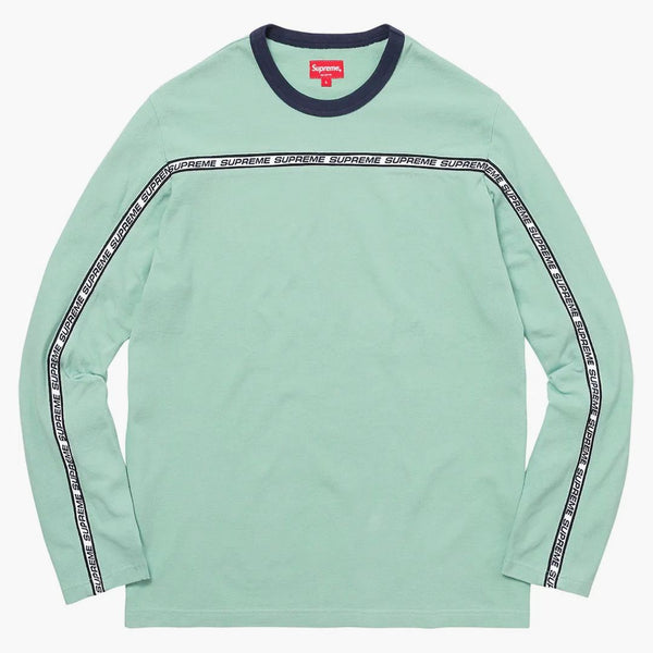 Supreme Tape Stripe L/S Pique Top Mint