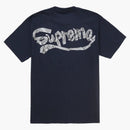 Supreme Tape Tee Navy