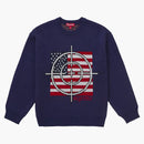 Supreme Target Sweater Navy