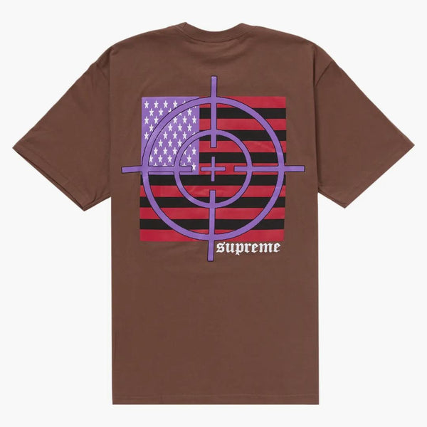 Supreme Target Tee Brown