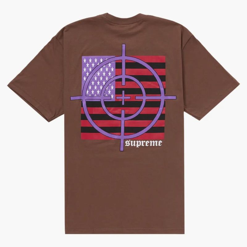 Supreme Target Tee Brown