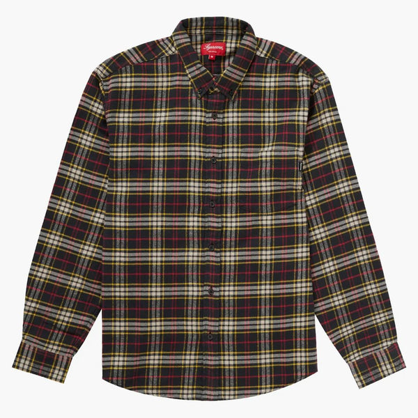 Supreme Tartan Flannel Shirt (fw20) Black