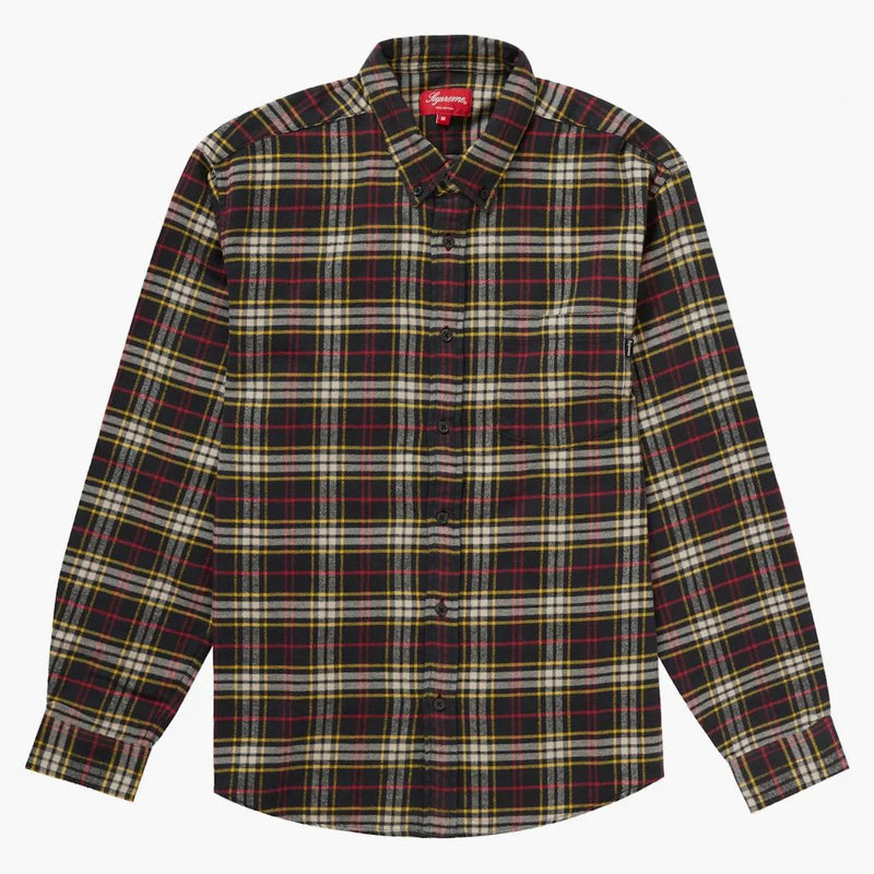 Supreme Tartan Flannel Shirt (fw20) Black