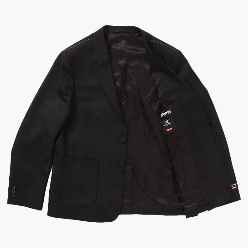 Supreme Tartan Wool Suit Black