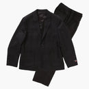 Supreme Tartan Wool Suit Black