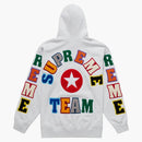 Nejvyšší tým mikiny s kapucí Chenilled Ash Ash Grey