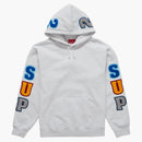 Nejvyšší tým mikiny s kapucí Chenilled Ash Ash Grey