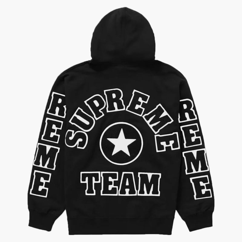 Supreme Team Chenille Hooded Sweatshirt Black