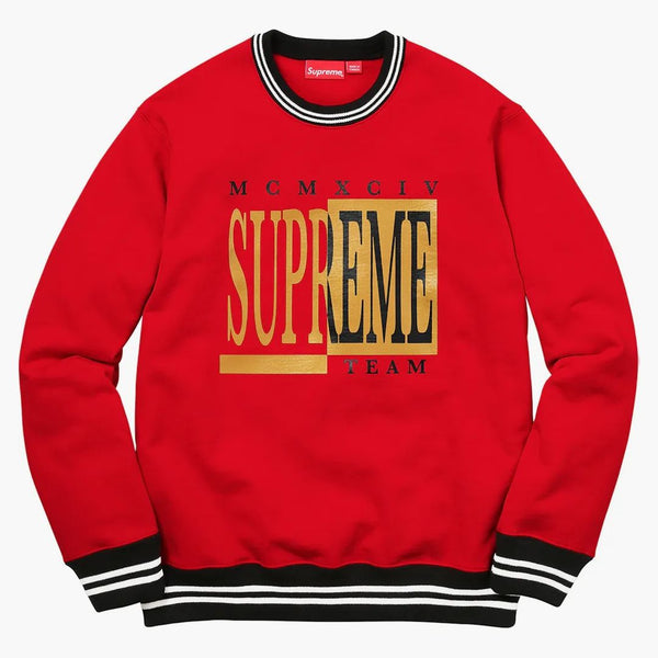 Supreme Team Crewneck Red