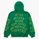 Nejvyšší tým flockoval mikinu s kapucí zelenou