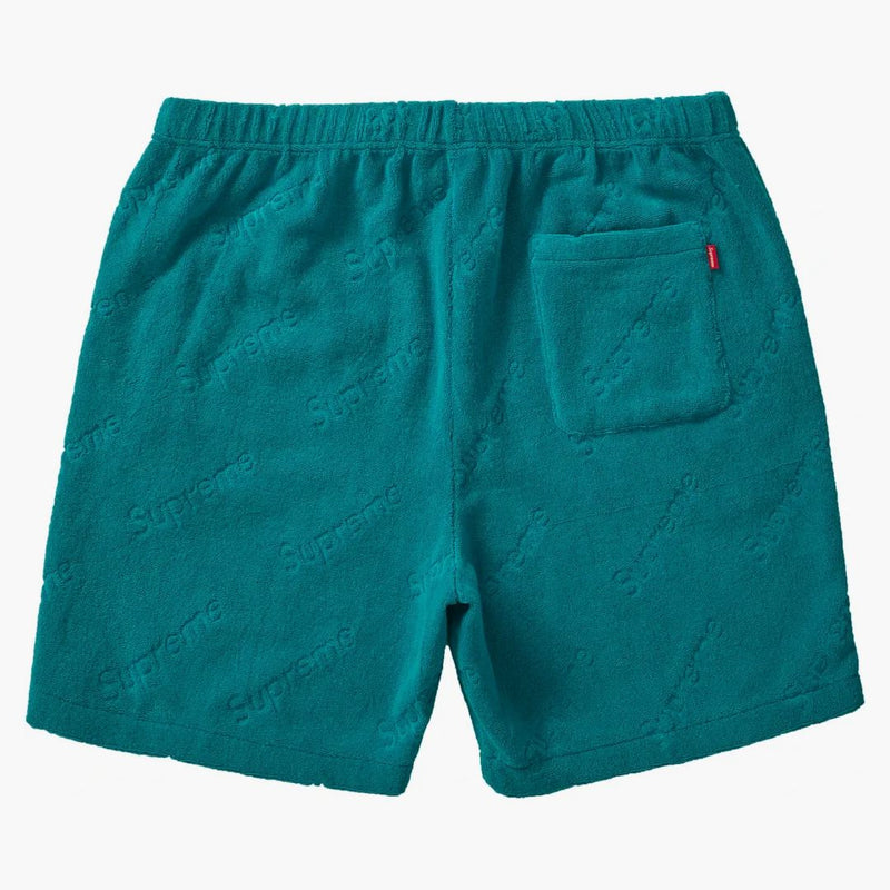 Nejvyšší logo Terry Jacquard Short Teal