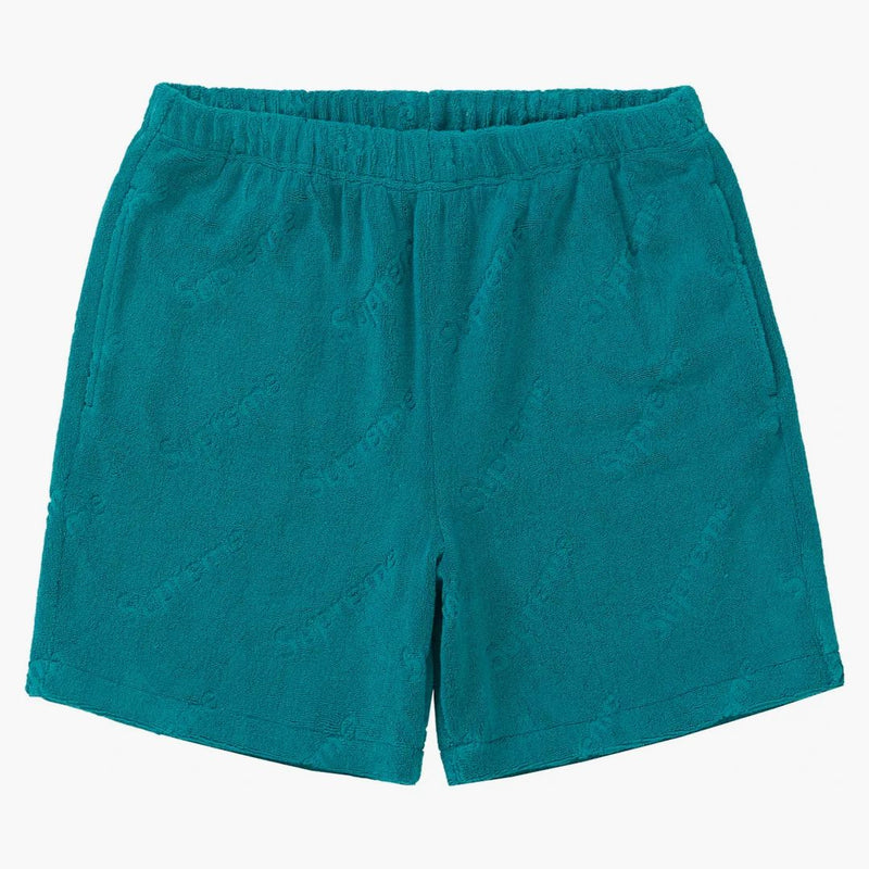 Nejvyšší logo Terry Jacquard Short Teal