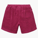 Supreme Terry Logo Short Dark Rose