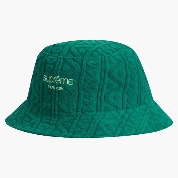 Supreme Terry Pattern Crusher Green