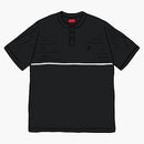 Supreme Terry S/S Henley Black